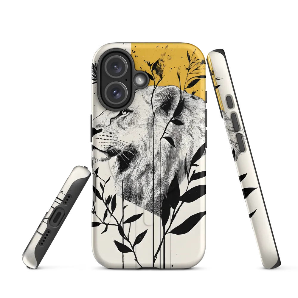 Regal Serenity: The Lion and Flora