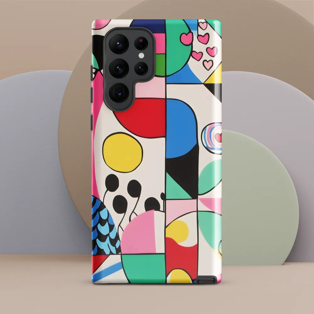 Dynamic Interplay of Shapes | Phone Case |  S22 Ultra | Tough Case | Glossy