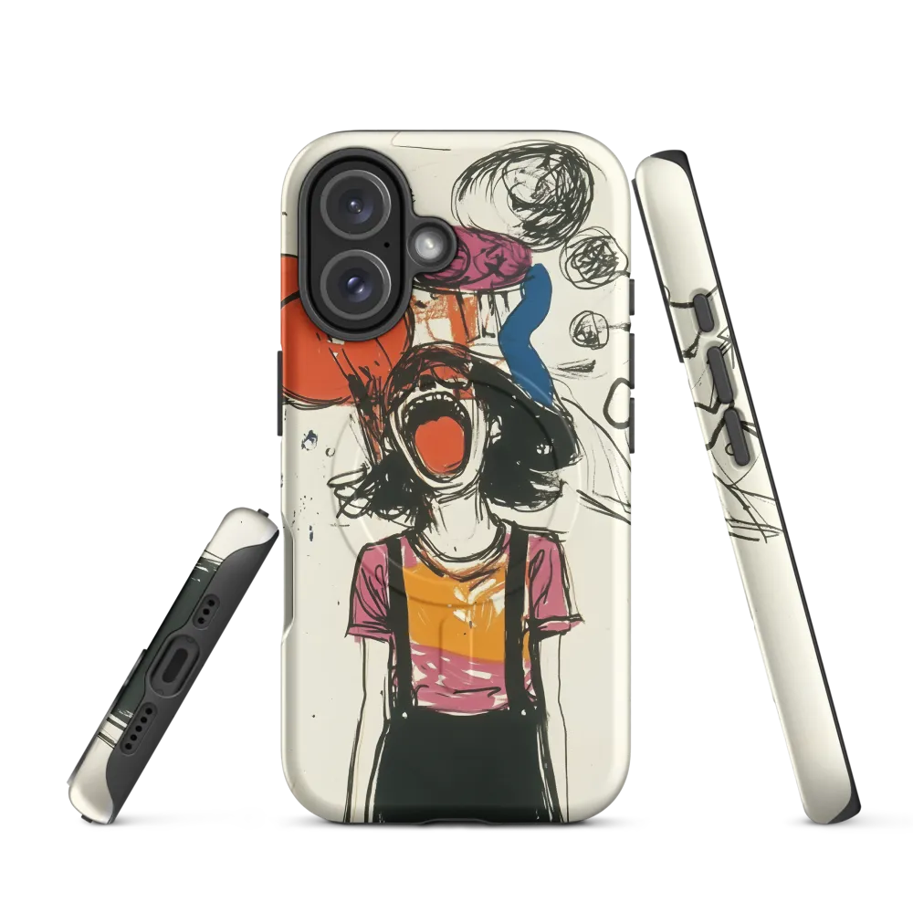 Echoes of Anguish | Phone Case |  16 | MagSafe® Tough Case | Matte