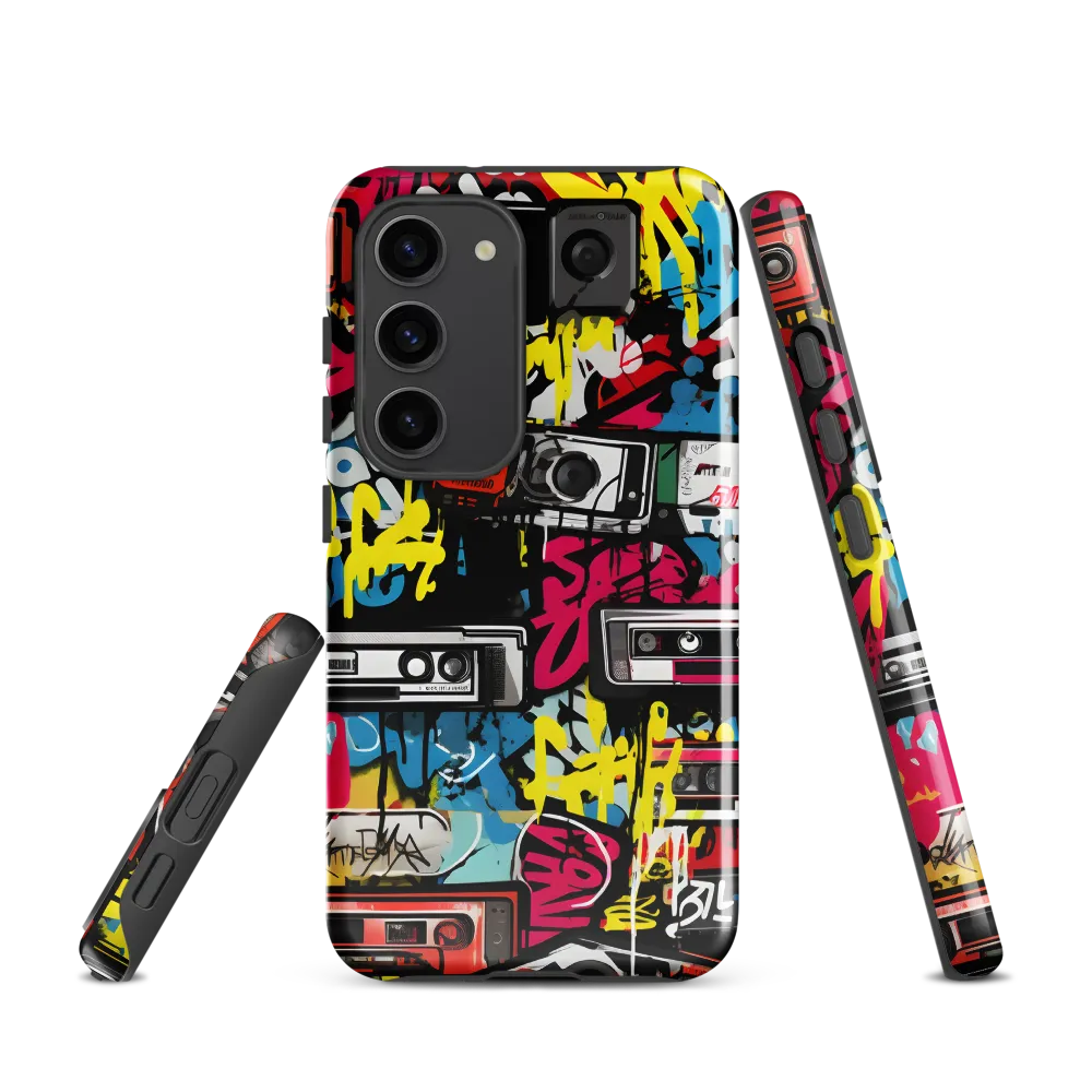 Urban Nostalgia: A Retro Cassette Explosion