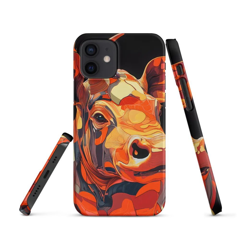 Modern Serenade: The Vibrant Cow
