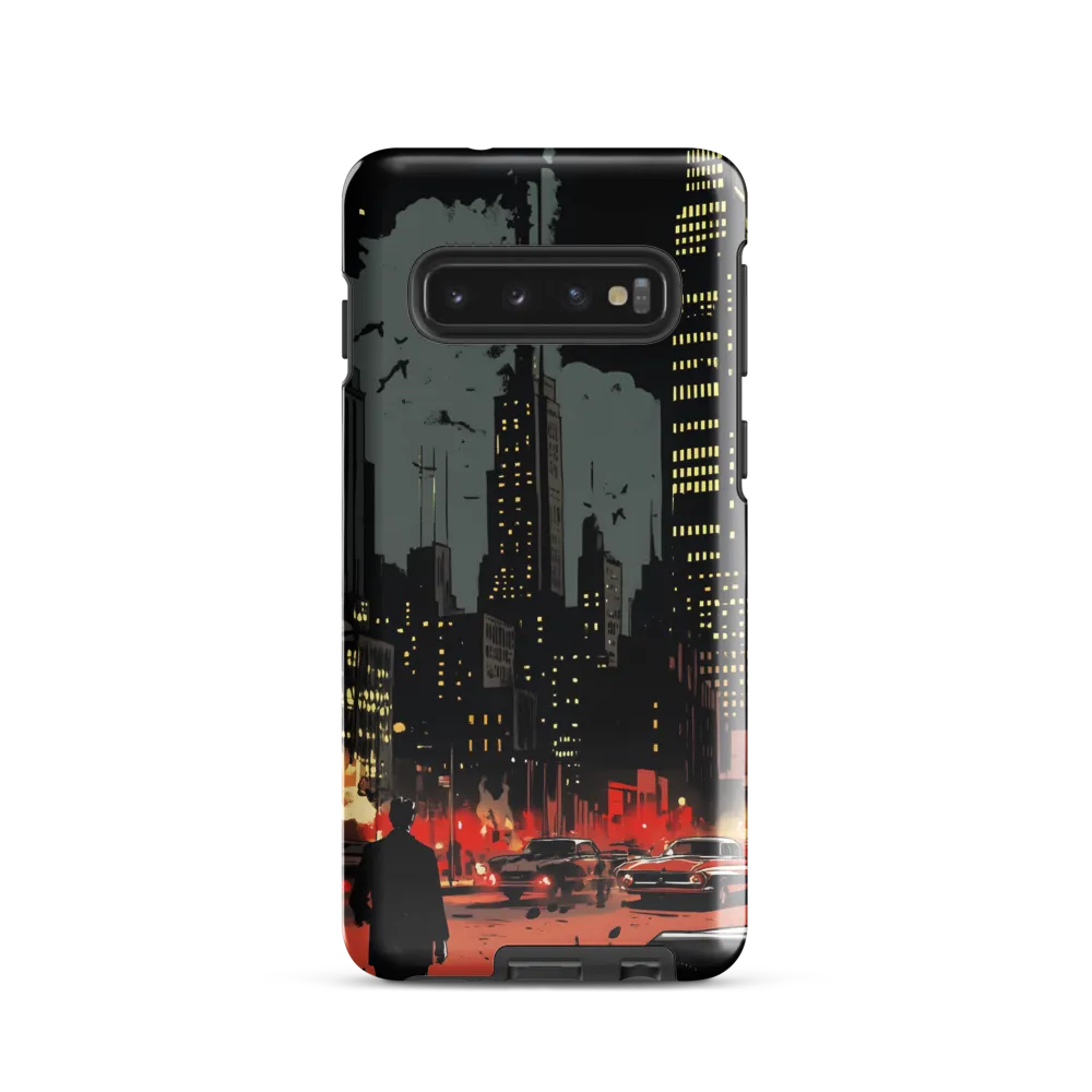 Urban Shadows: A Noir Night | Phone Case |  S10 | Tough Case | Glossy