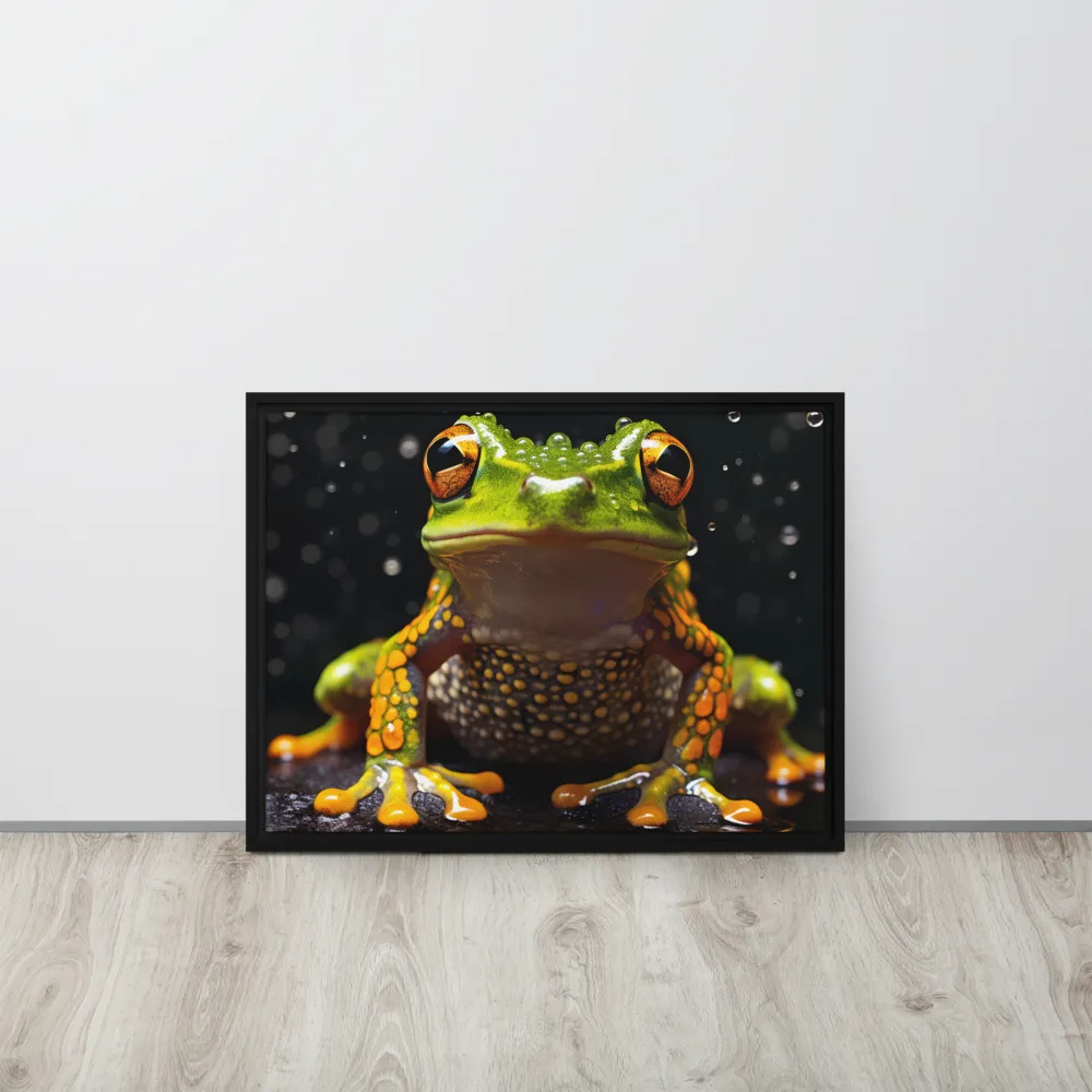 Emerald Elegance: The Frog in Focus