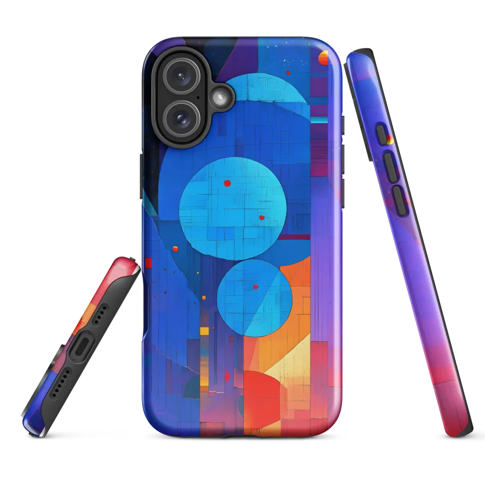Cosmic Geometry | Phone Case |  16 Plus | Tough Case | Glossy