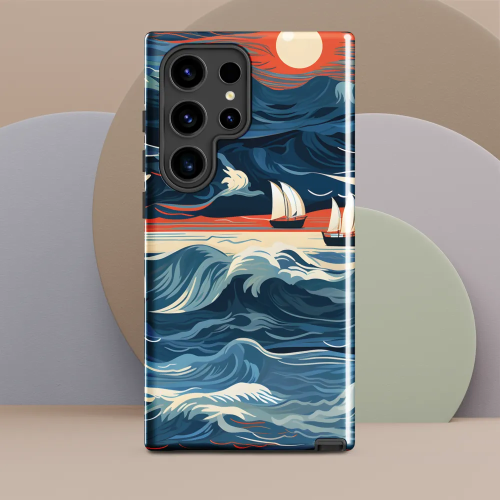 Ocean Whispers: A Voyage at Dusk