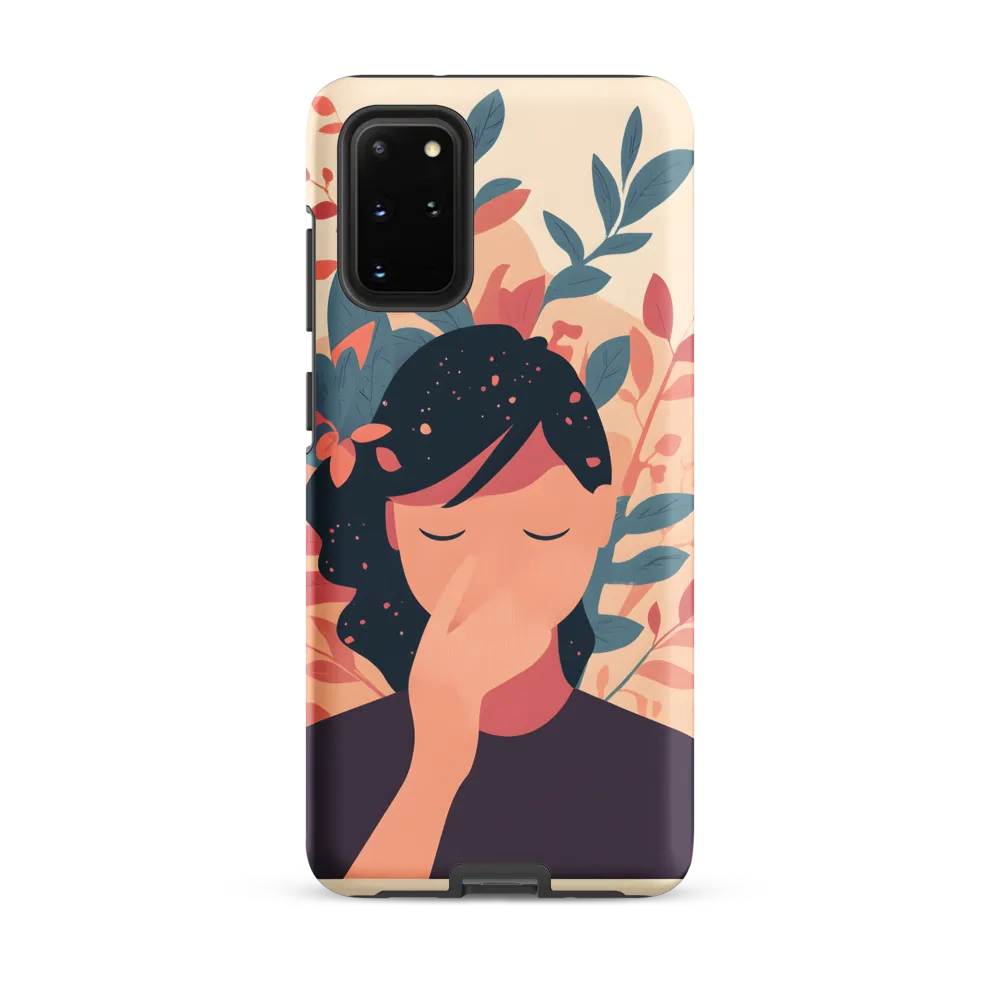 Whispers of Nature: A Serene Contemplation | Phone Case |  S20 Plus | Tough Case | Matte
