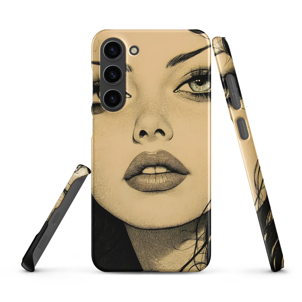 Enigmatic Gaze | Phone Case |  S23 Plus | Snap Case | Matte