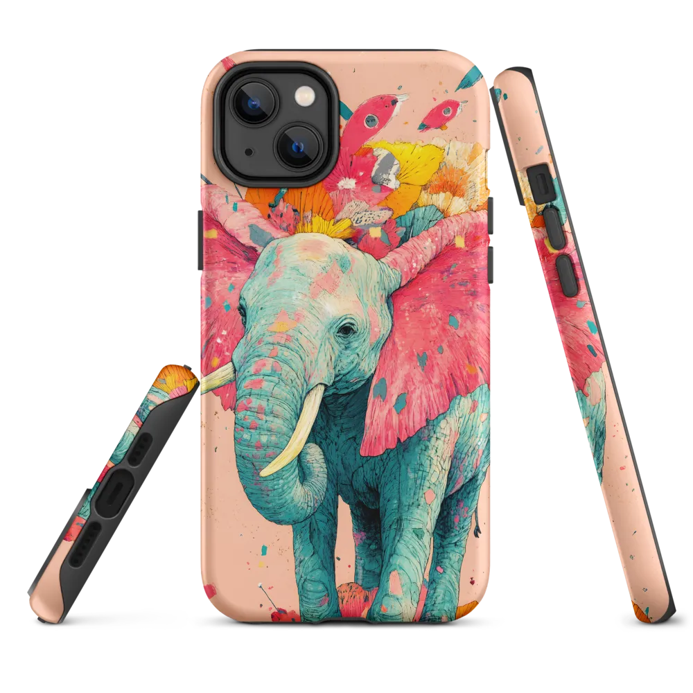 Whimsical Elegance: The Floral Elephant