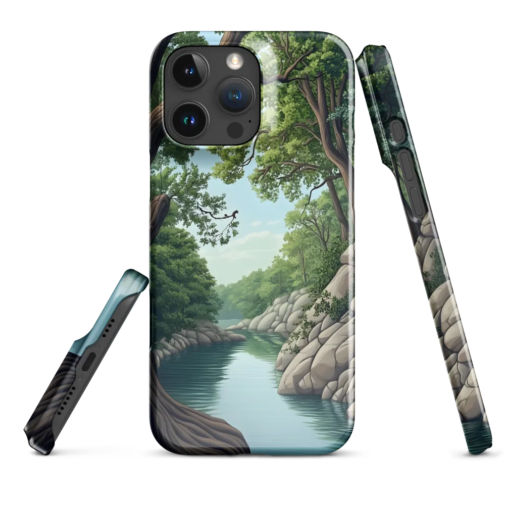 Tranquil Reflections: A Serene River Landscape