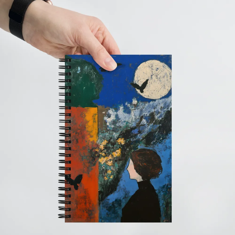 Whispers of the Night | Spiral Notebook