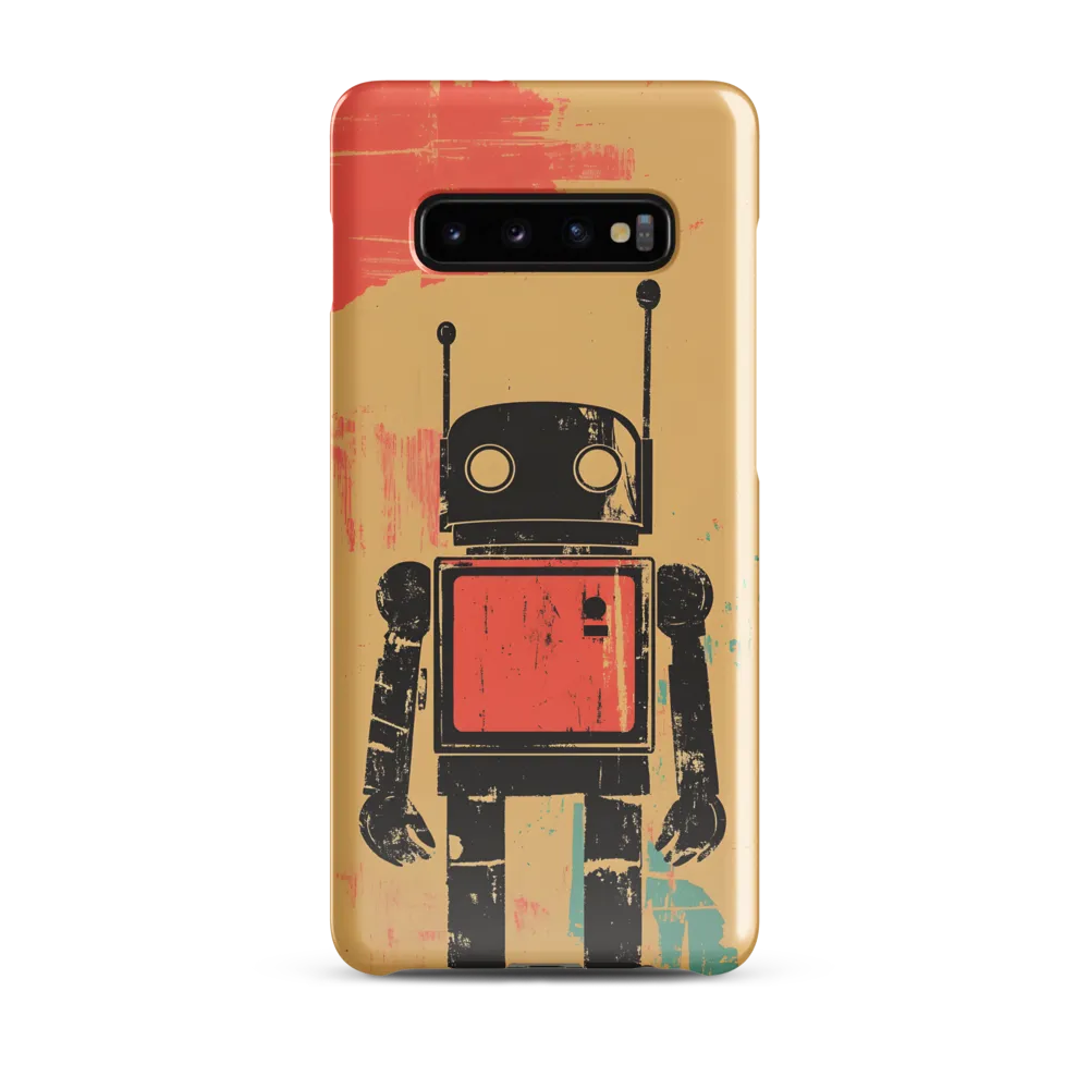 The Retro Robot | Phone Case |  S10 Plus | Snap Case | Glossy