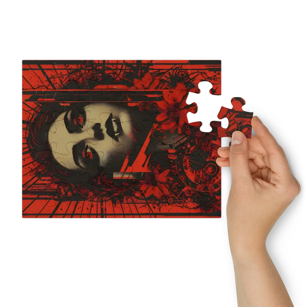 Crimson Vampire 
 Jigsaw Puzzle in Tin Box