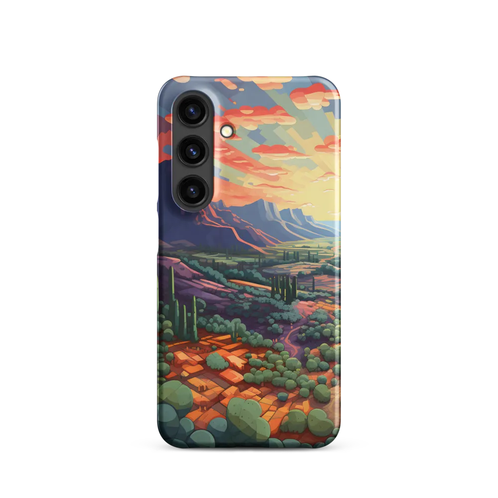 Desert Serenity at Dusk | Phone Case |  S24 | Snap Case | Matte