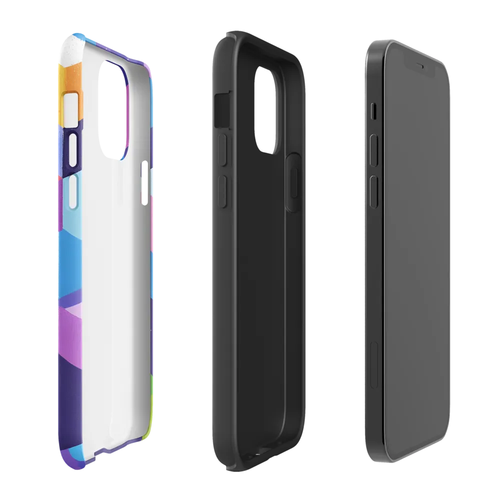 Geometric Harmony | Phone Case |  12 | Tough Case | Matte