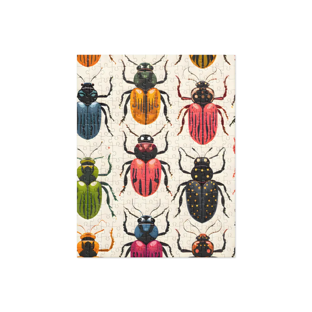 Beetle Mosaic: A Colorful Exploration of Insects | Jigsaw Puzzle | 252/520 pieces