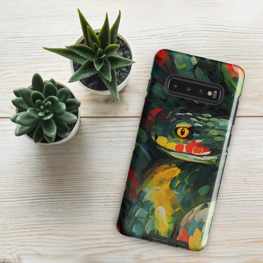 Enigmatic Coils | Phone Case |  S10 Plus | Tough Case | Glossy