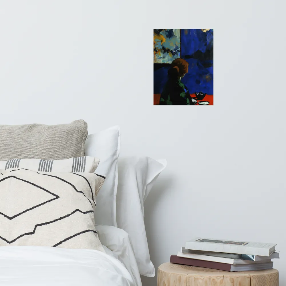 Contemplation Under the Night Sky | Poster | 11″×14″
