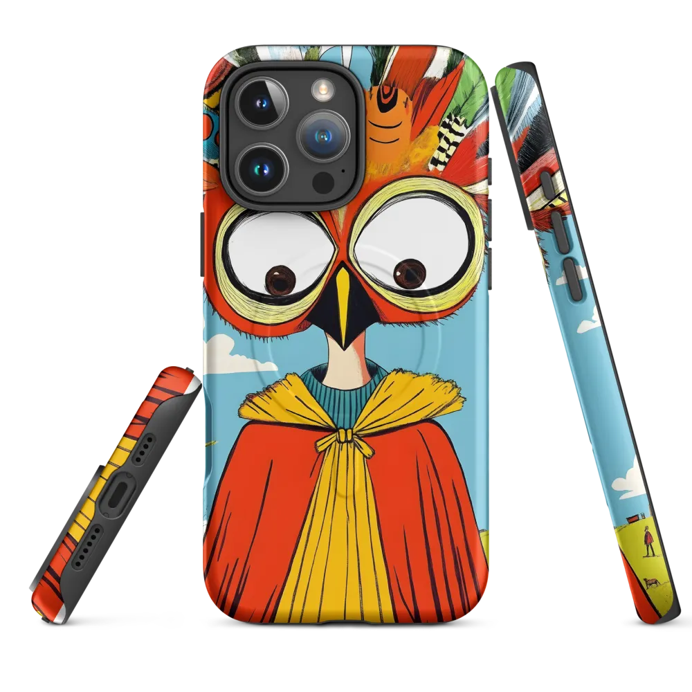 A Whimsical Encounter: The Owl-Human Fusion