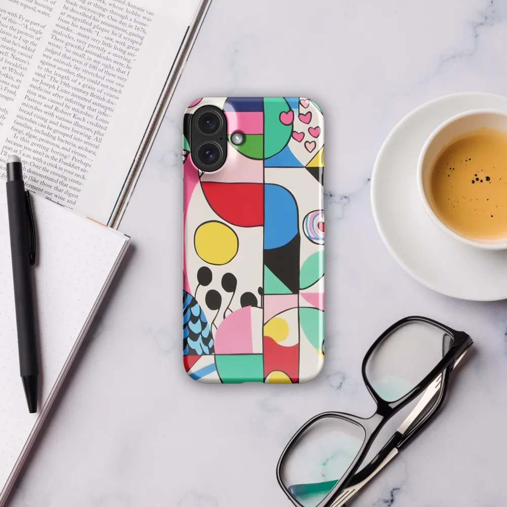 Dynamic Interplay of Shapes | Phone Case |  16 Plus | Snap Case | Glossy