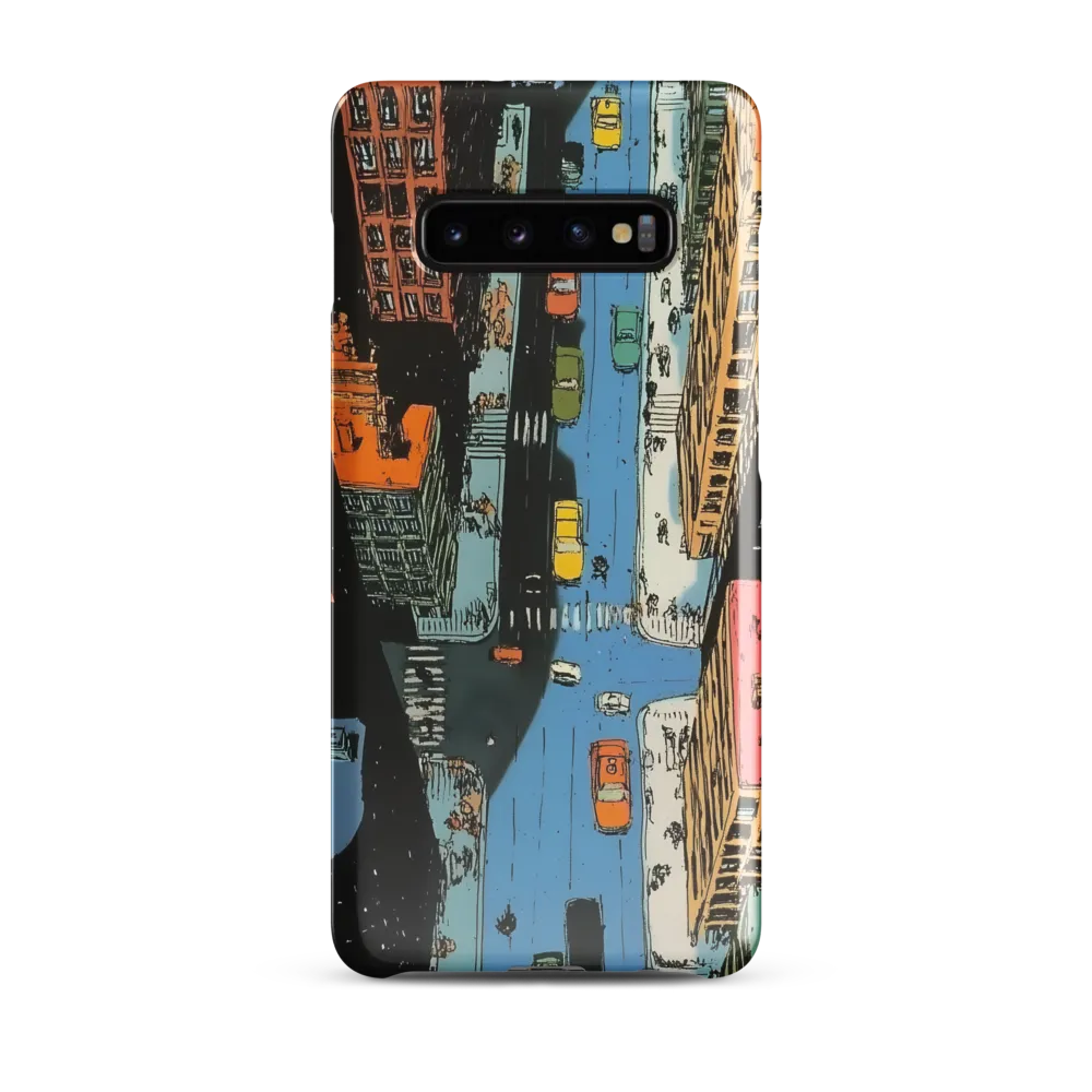 Urban Pulse: A Day in the City | Phone Case |  S10 Plus | Snap Case | Glossy