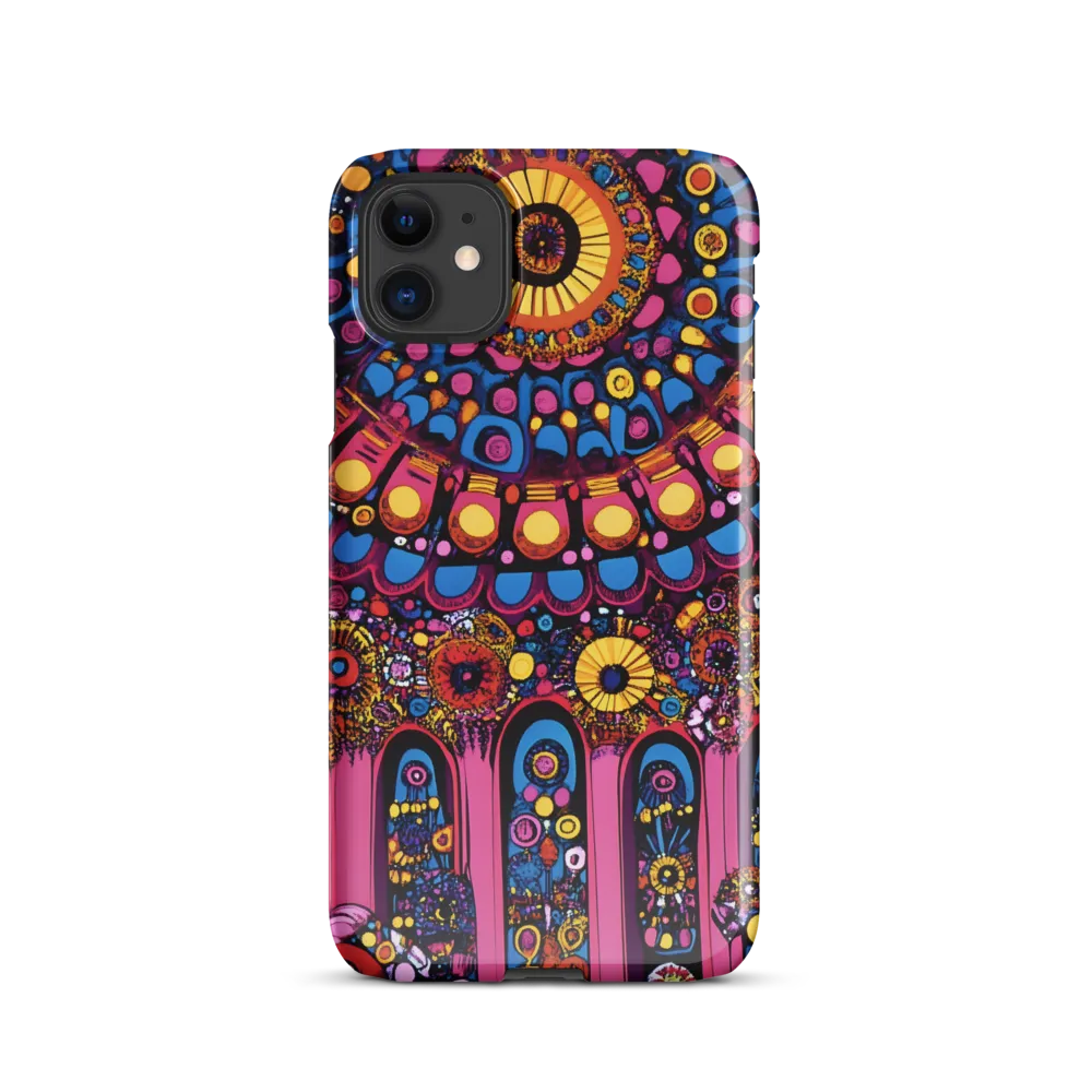 Whimsical Mandala Symphony | Phone Case |  11 | Snap Case | Glossy