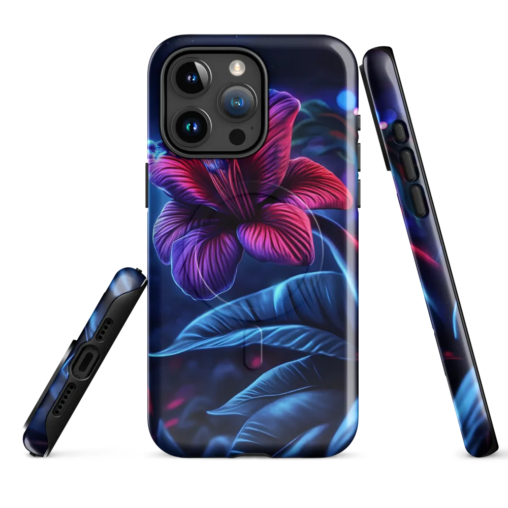 Illuminated Serenity: The Surreal Blossom
