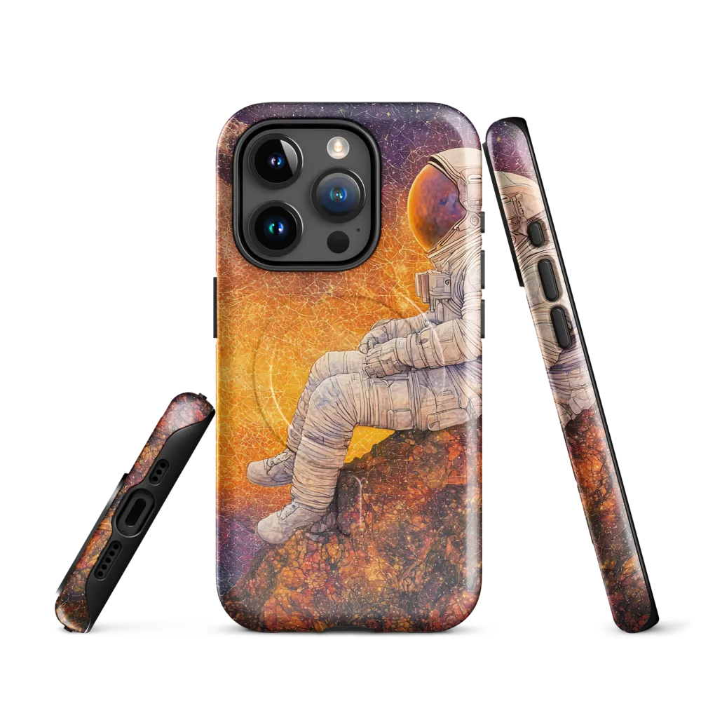 Cosmic Contemplation | Phone Case |  15 Pro | MagSafe® Tough Case | Glossy