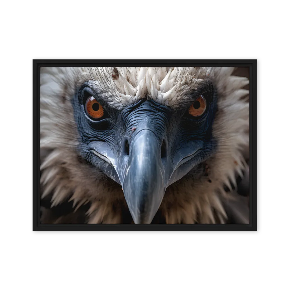 The Gaze of Strength | Canvas with Black Frame | 18″×24″