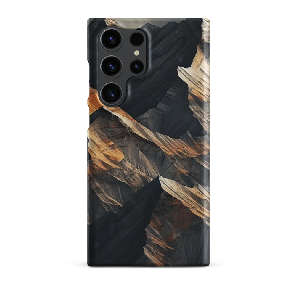 Ethereal Peaks: A Dance of Light and Shadow | Phone Case |  S23 Ultra | Snap Case | Matte