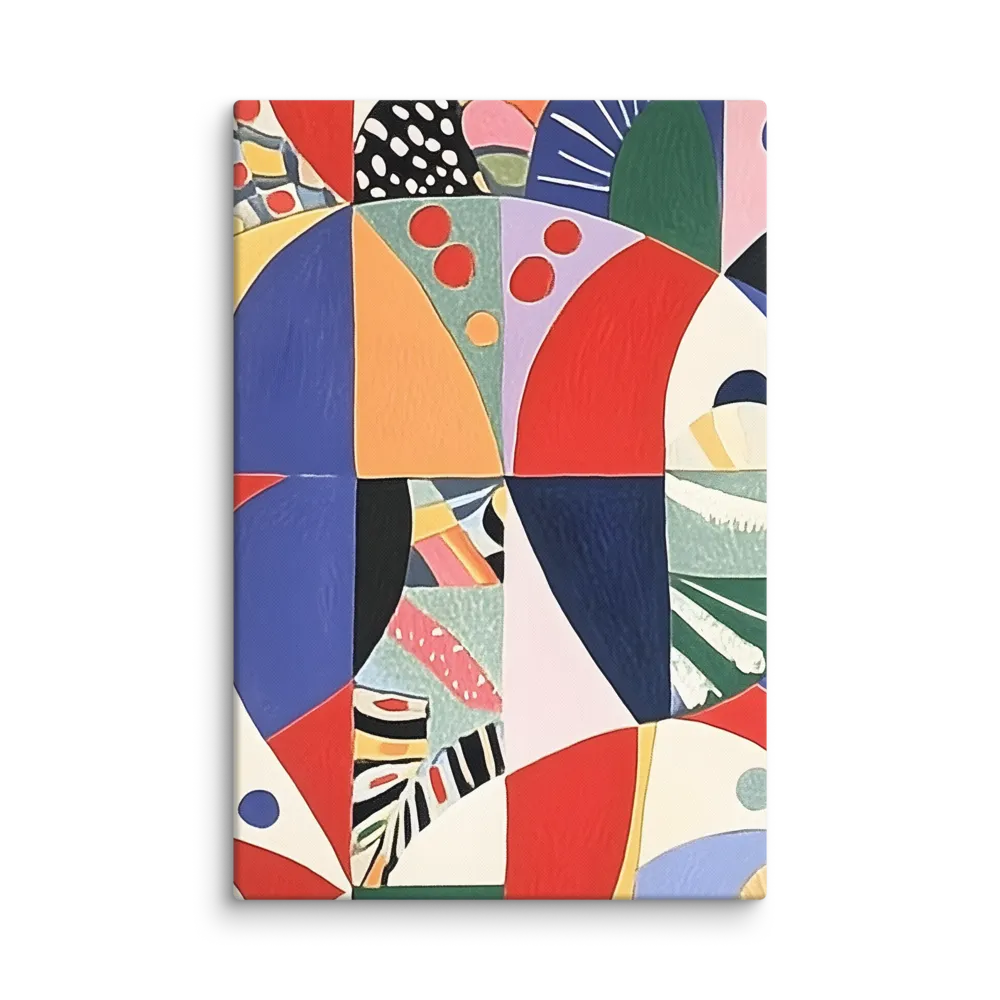 Dynamic Mosaic Symmetry | Canvas | 24″×36″