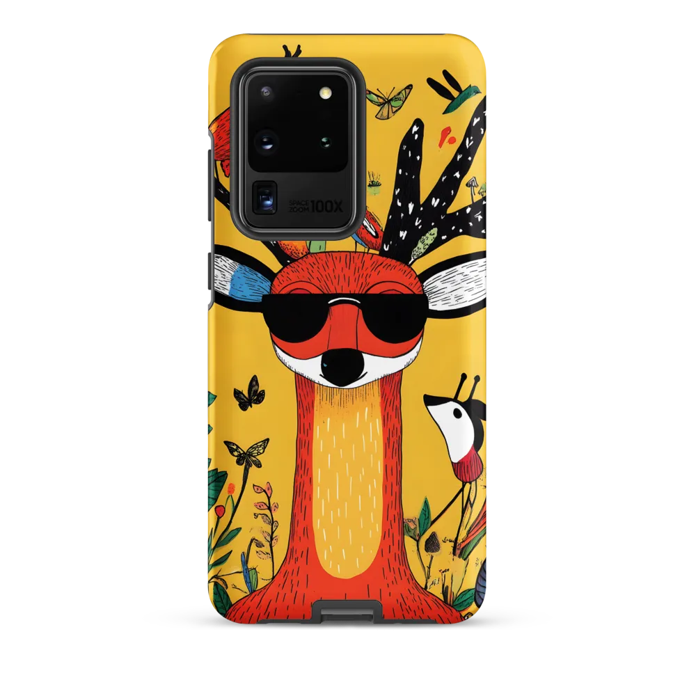 Playful Deer with Sunglasses
