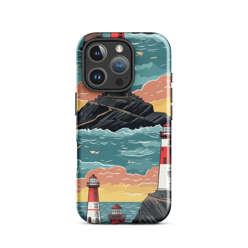 Lighthouses in a Whimsical Ocean