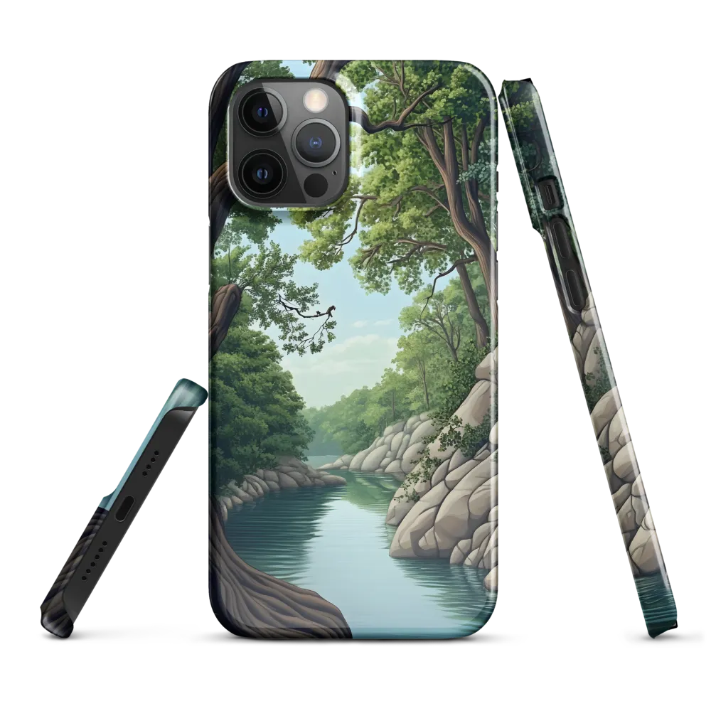 Tranquil Reflections: A Serene River Landscape