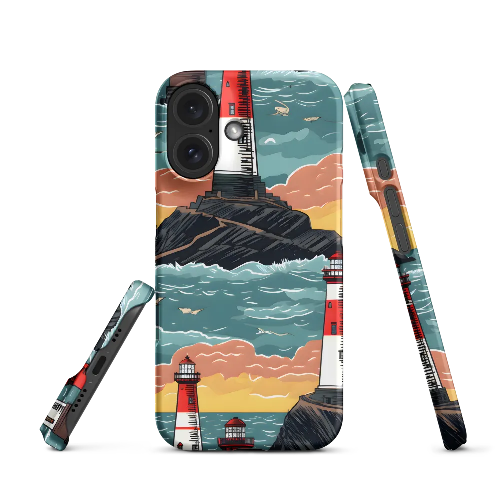 Lighthouses in a Whimsical Ocean