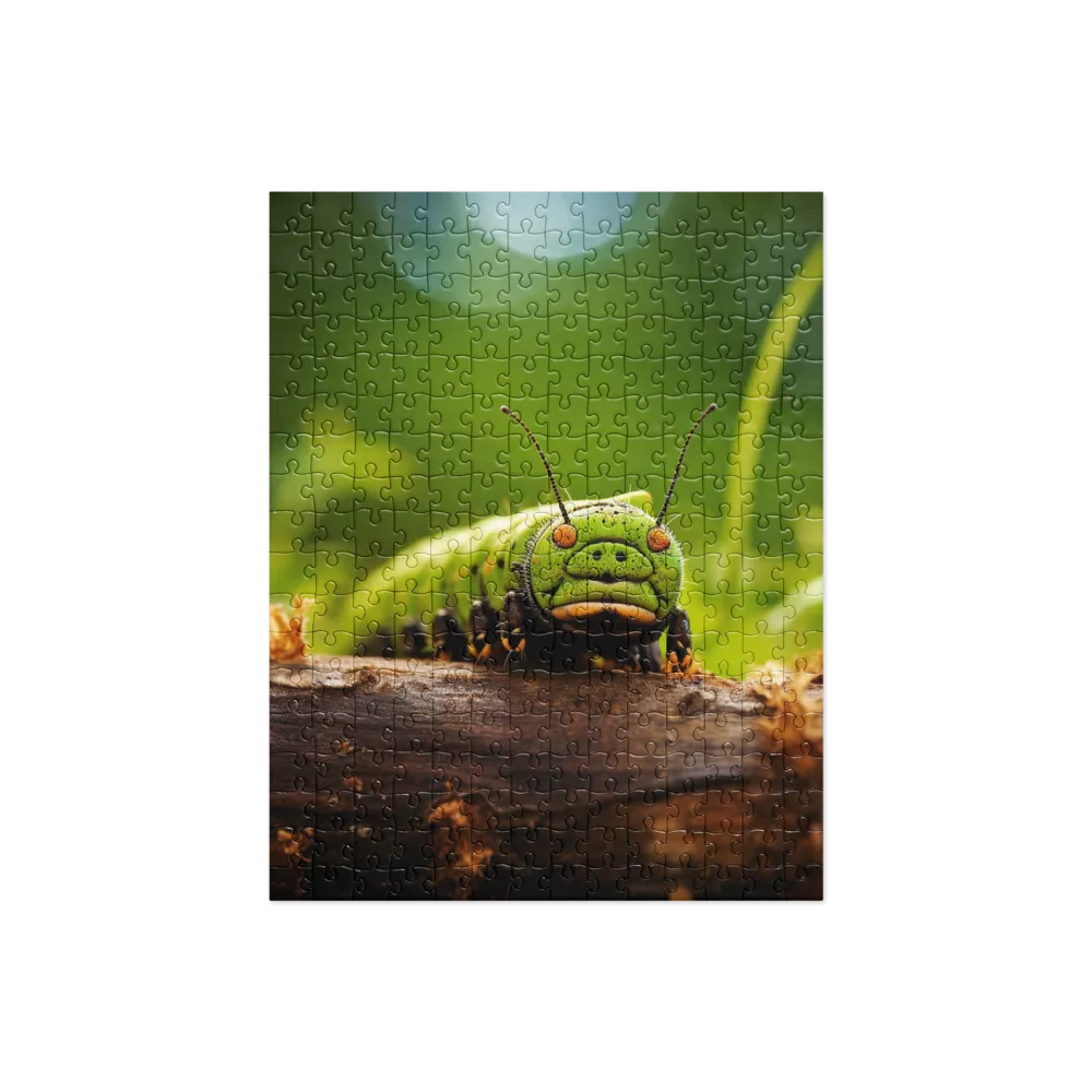 A Caterpillar's Luminous Journey | Jigsaw Puzzle | 252/520 pieces