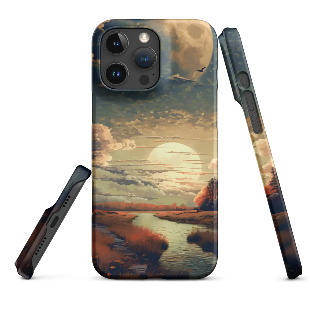 Whispers of Dusk: A Tranquil River Landscape