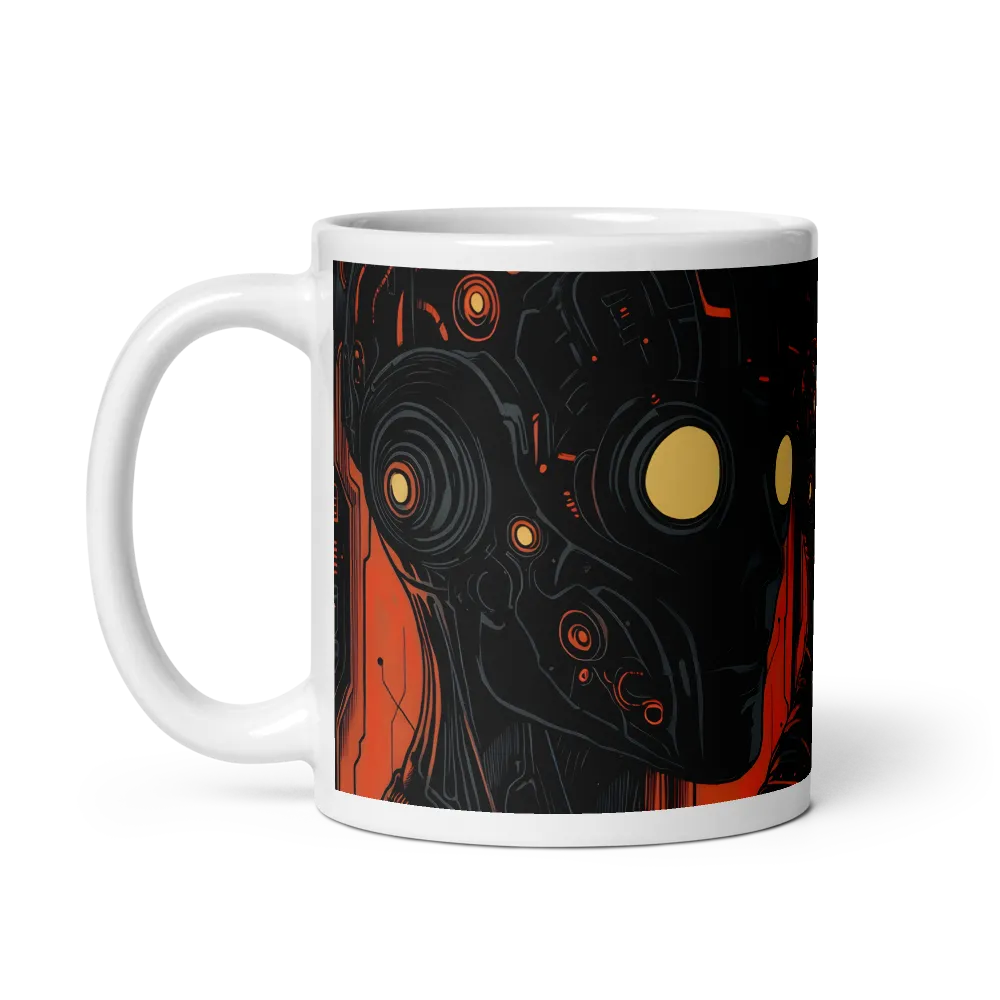 Surveillance in the Cyberscape | Mug with White inside | 11 oz