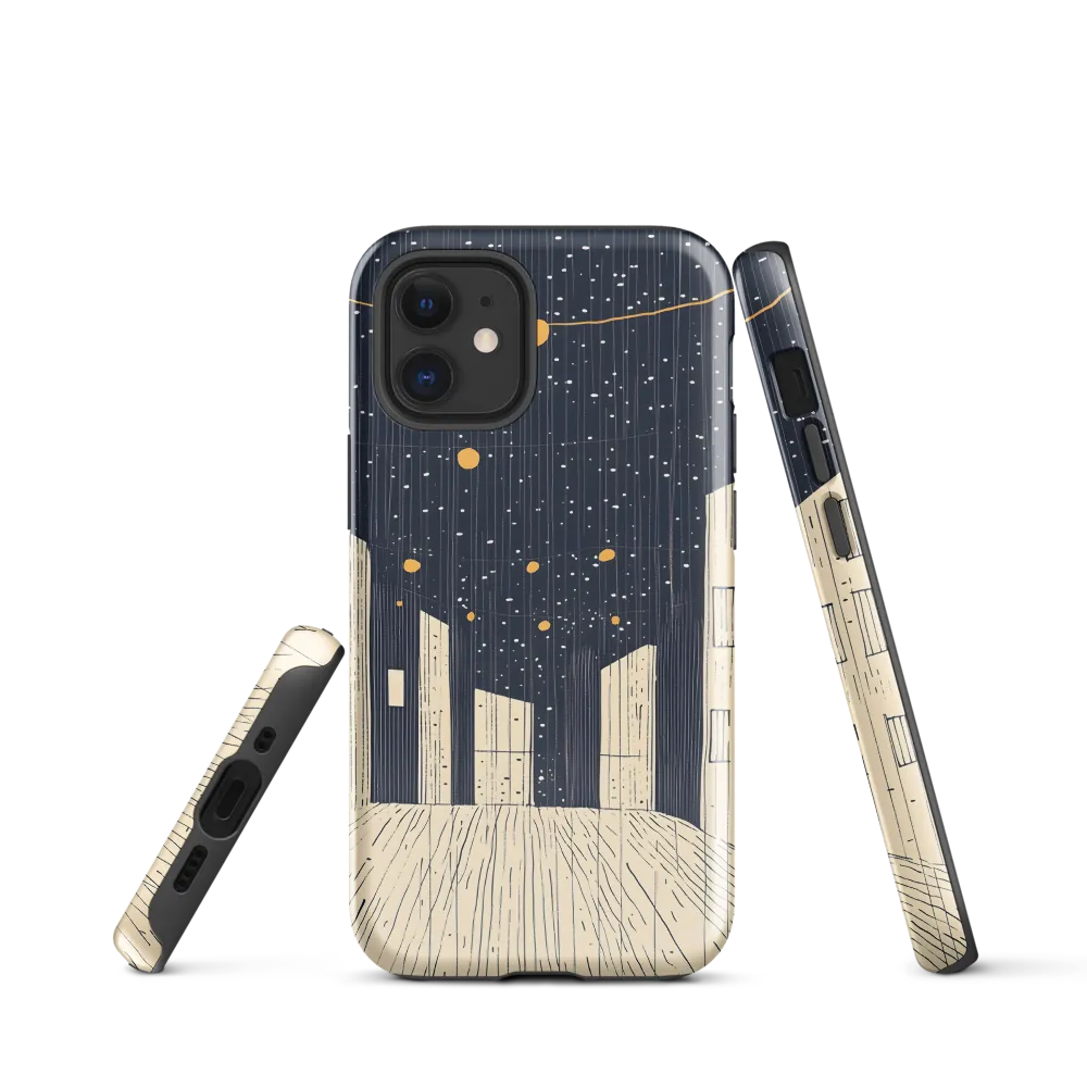 Under the Starry Canvas | Phone Case |  12 mini | Tough Case | Glossy