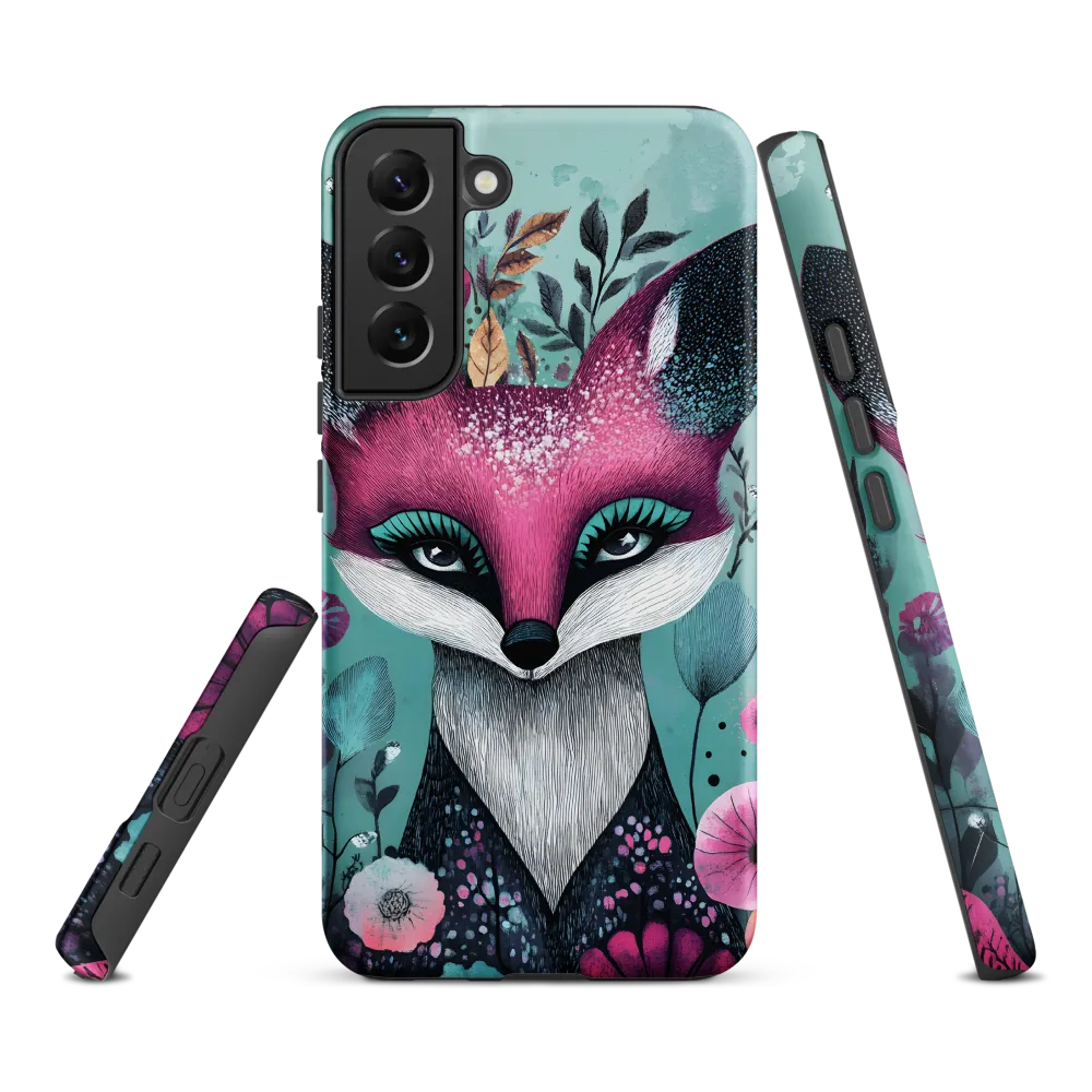 Whimsical Fox Among Blossoms