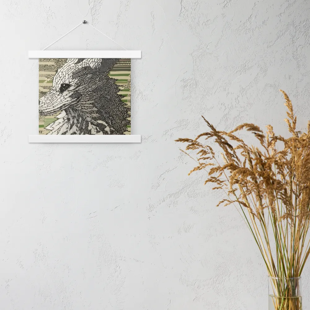 Reflections of the Forest | Poster With White Wood Hanger | 10″×10″