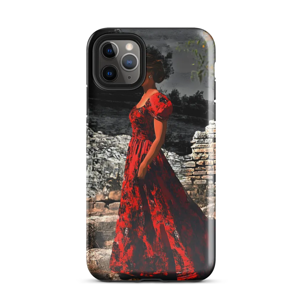 Elegance in Red | Phone Case |  11 Pro Max | Tough Case | Glossy