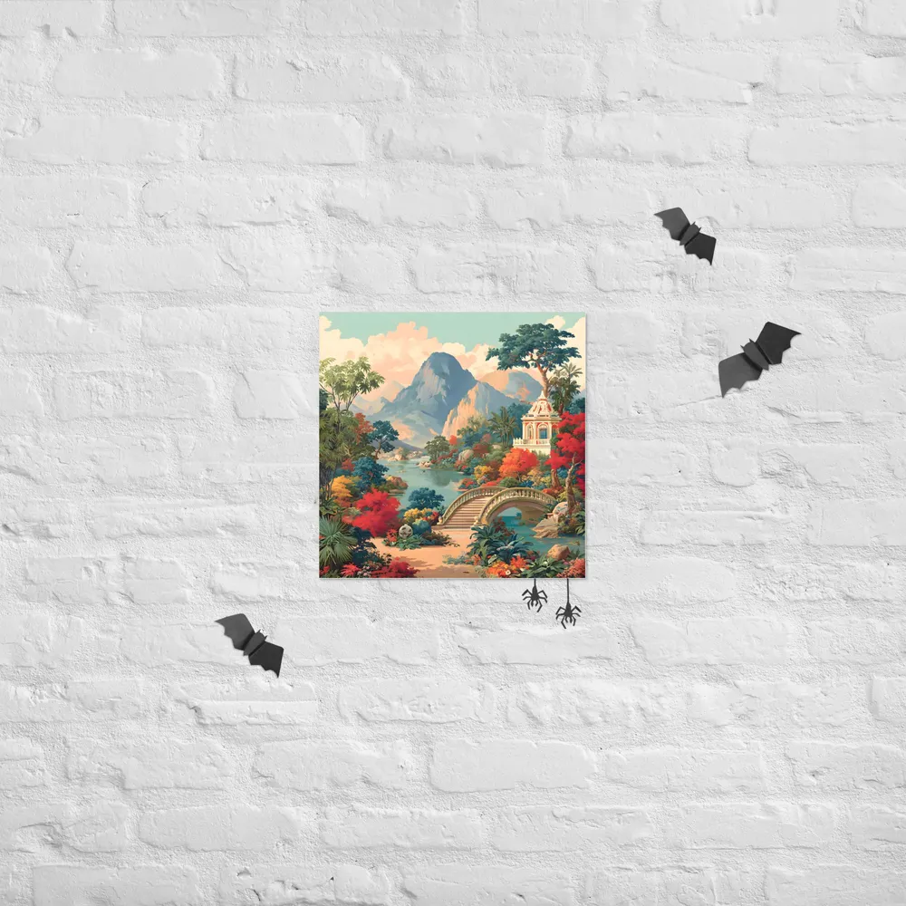 Arcadian Bridge 
 Poster | 16″x 16″