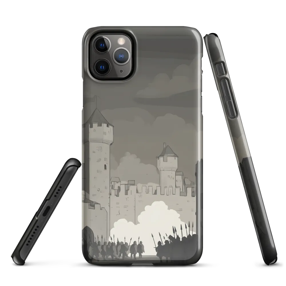 March of Valor: A Medieval Assembly | Phone Case |  11 Pro Max | Snap Case | Glossy