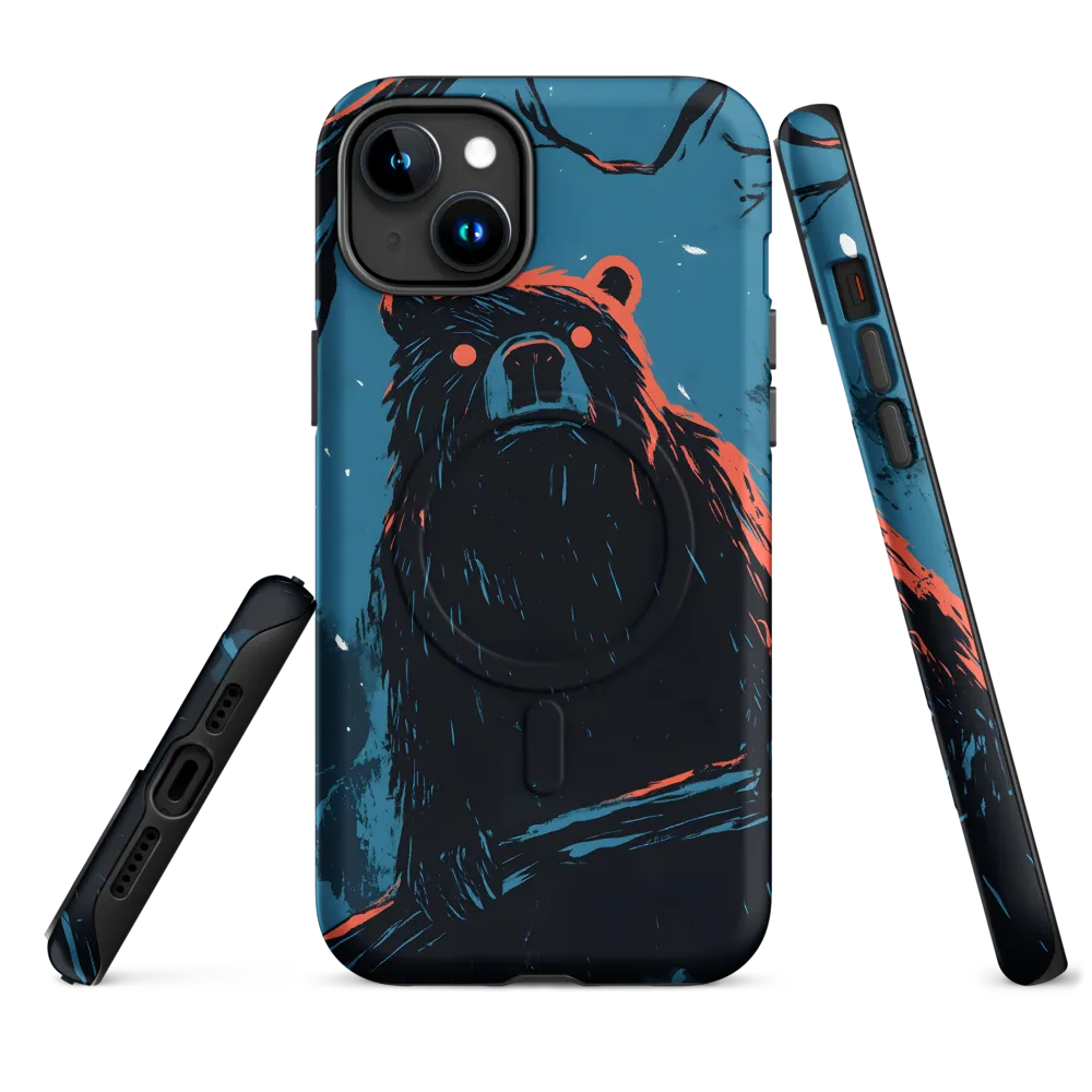 Eerie Majesty: A Bear in the Night