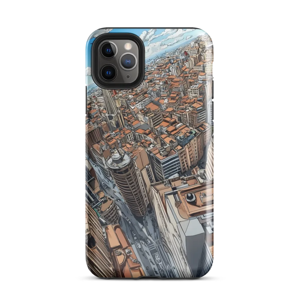 Aerial Symphony of Urban Life | Phone Case |  11 Pro Max | Tough Case | Glossy