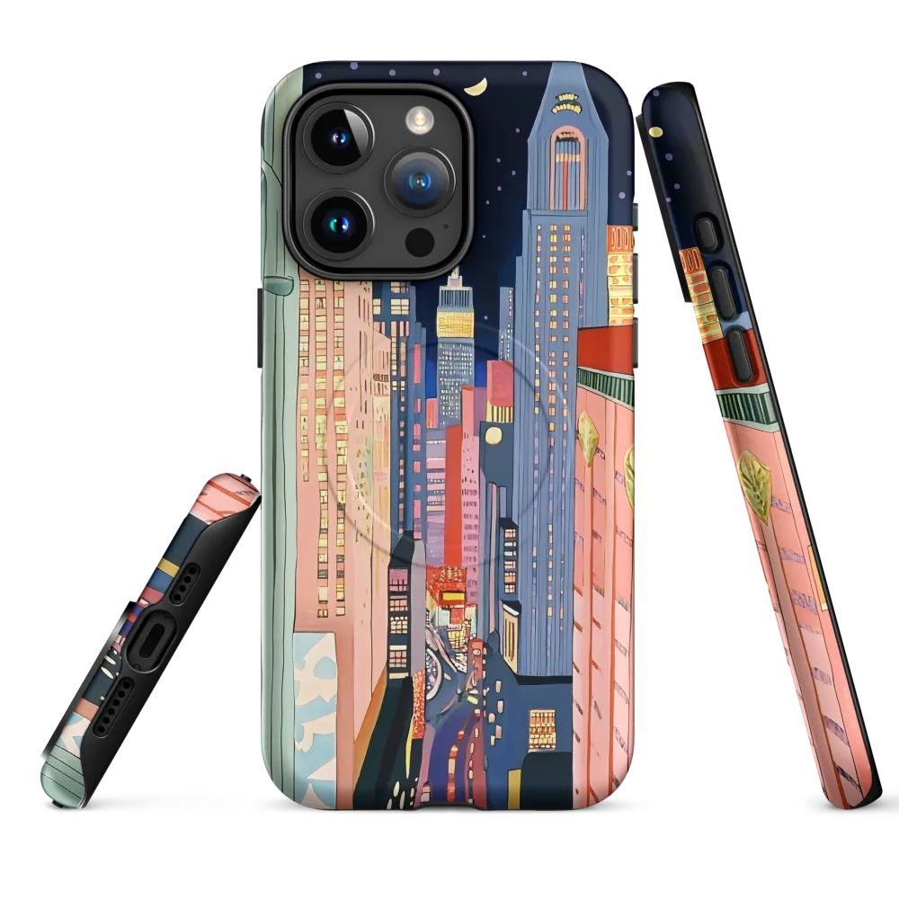 Urban Dreamscape: A Pop Art Night | Phone Case |  15 Pro Max | MagSafe® Tough Case | Matte