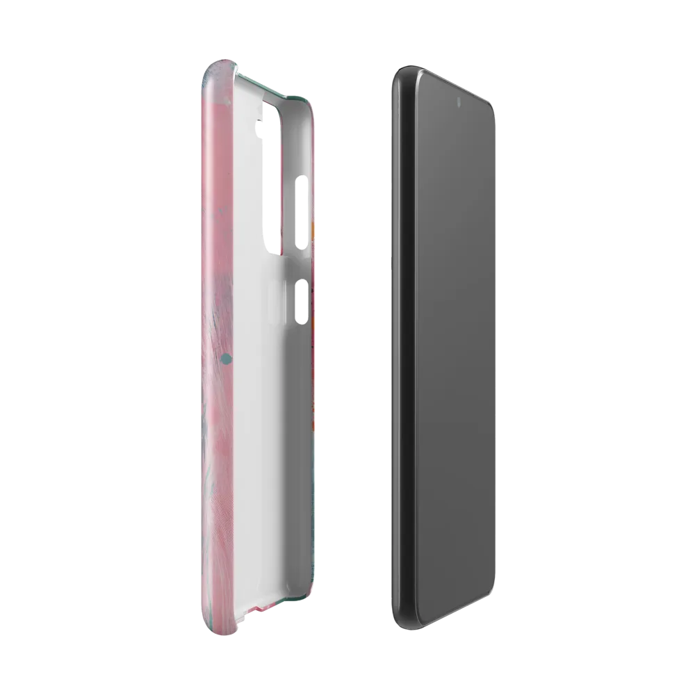 Dreamy Serenity: A Contemporary Portrait | Phone Case |  S21 | Snap Case | Glossy