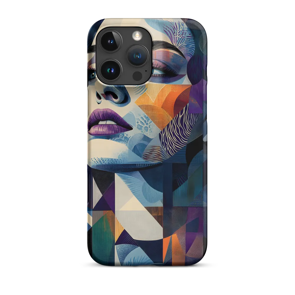 Fragmented Mystery: A Modern Portrait | Phone Case |  16 Pro Max | Snap Case | Matte