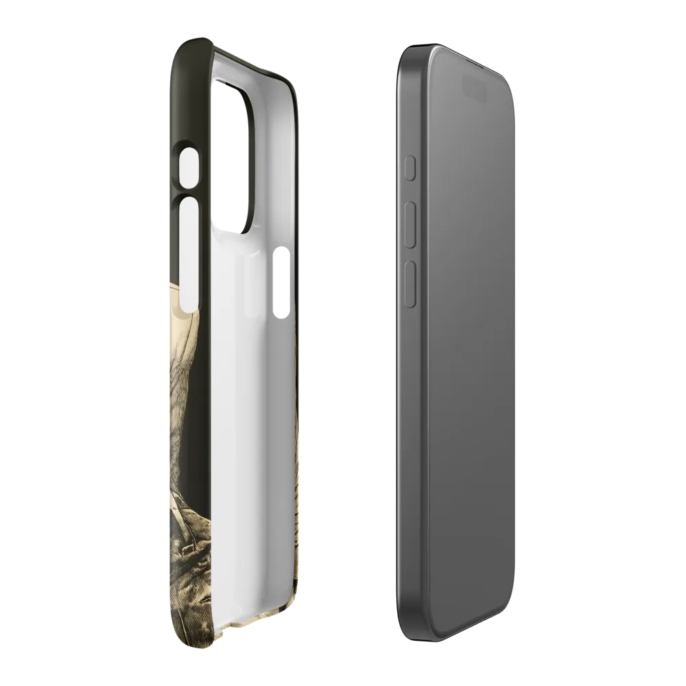 Desperate Gaze | Phone Case |  15 Pro | Snap Case | Glossy