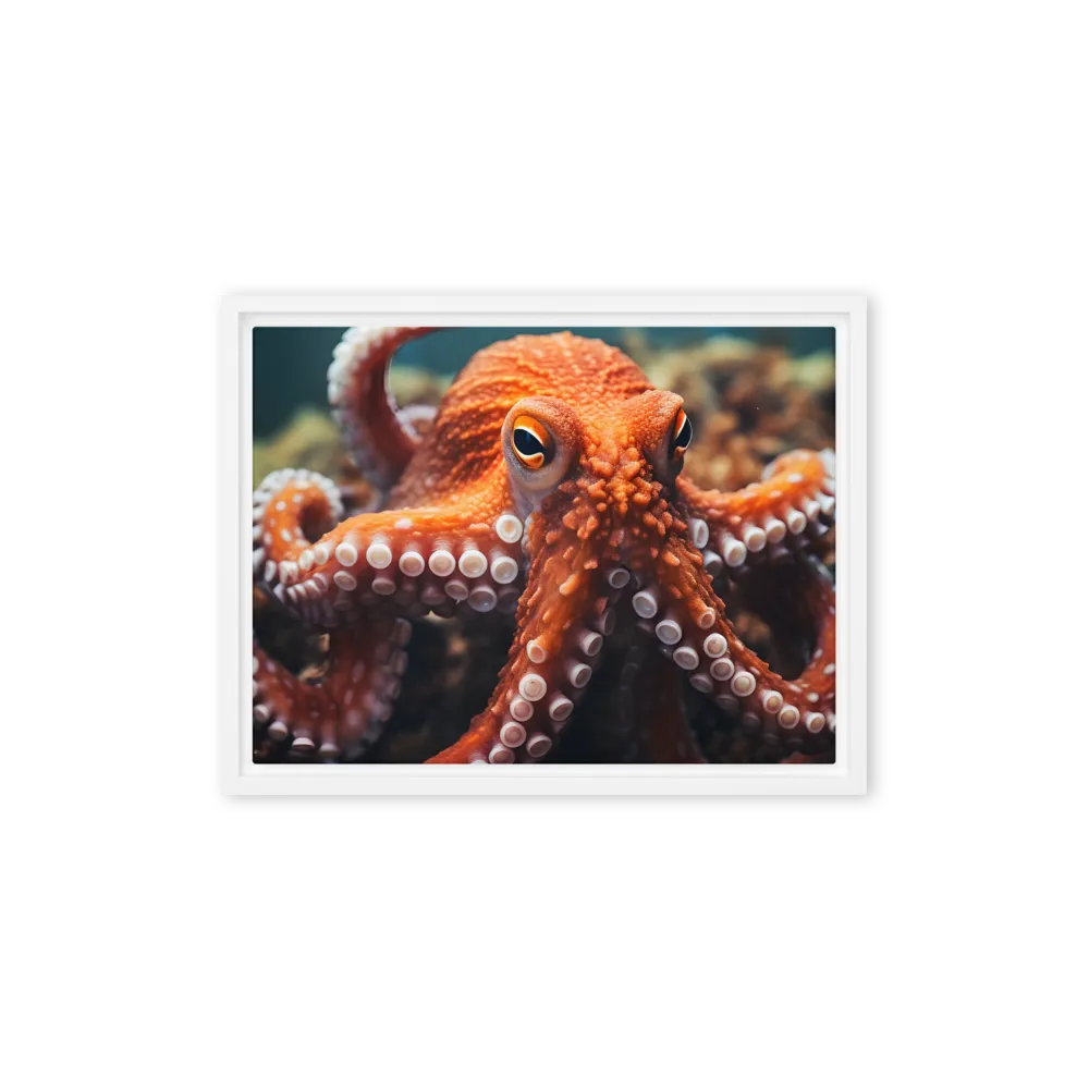 Curious Depths | Canvas with White Frame | 12″×16″